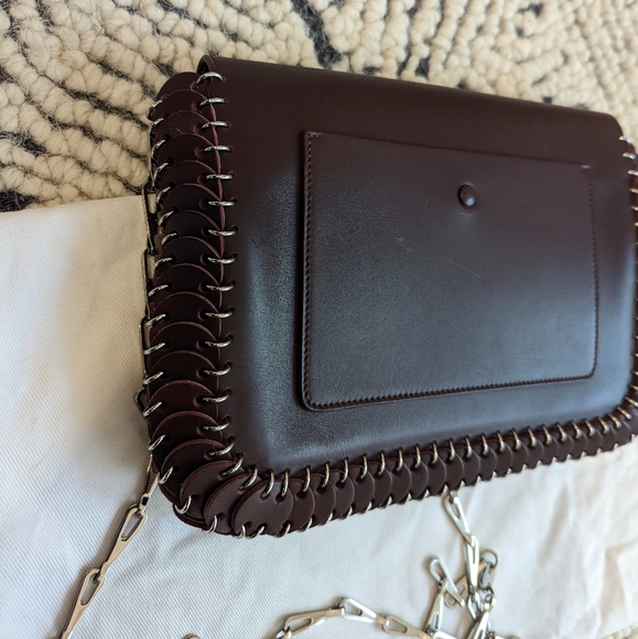 🌟Paco Rabanne Burgandy Chain Bag - Picture 6 of 14